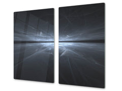 Tempered GLASS Cutting Board D01 Abstract Series: Abstract Art 20