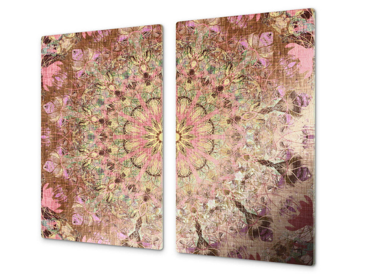 Chopping Board - Induction Cooktop Cover D14 Patterns and Mandalas Series: Texture 187