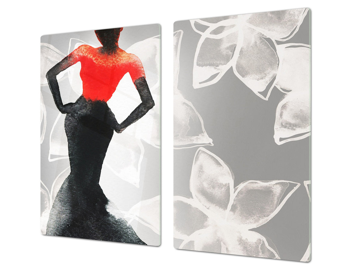 Glass stove top 60D19: Woman 9