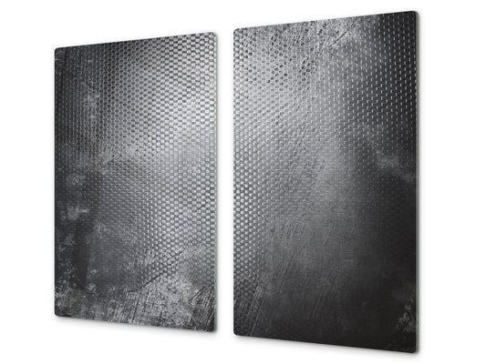 Tempered GLASS Kitchen Board – Impact & Scratch Resistant D10B Textures Series B: Concrete