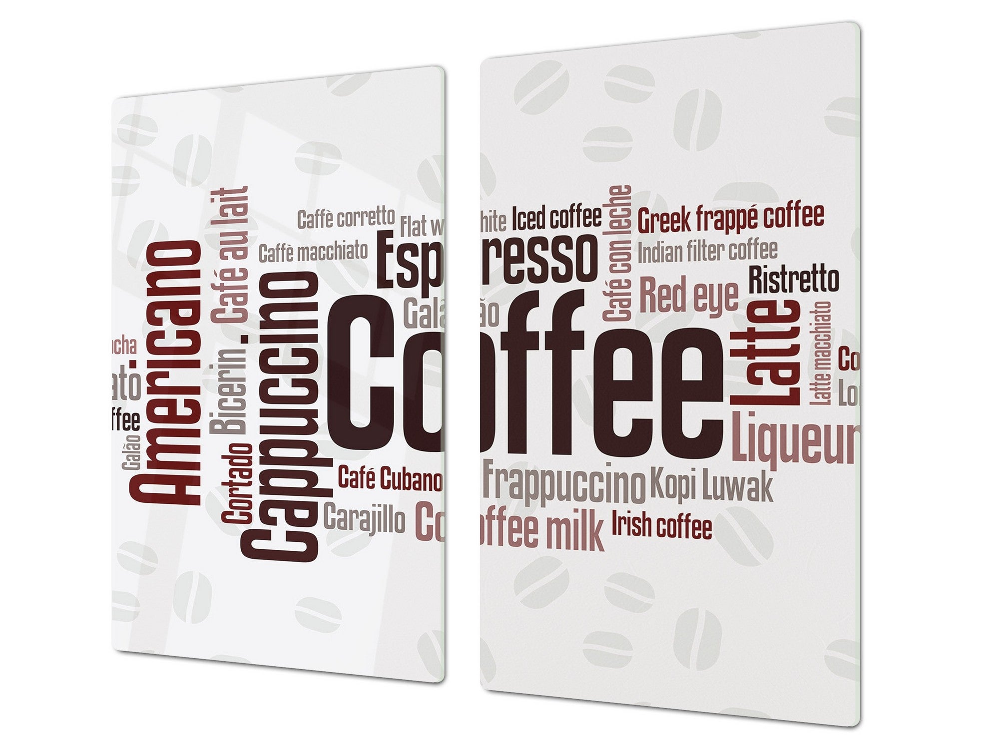 Induktionskochfeldabdeckung 60D17: Kaffeesorten