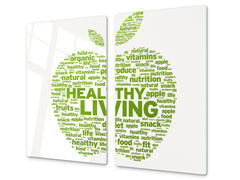 KITCHEN BOARD & Induction Cooktop Cover  D07 Fruits and vegetables: Apple 16