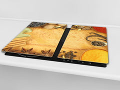 Glass Kitchen Board 60D03A: Spices. 2