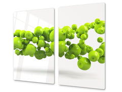 KITCHEN BOARD & Induction Cooktop Cover  D07 Fruits and vegetables: Apple 4