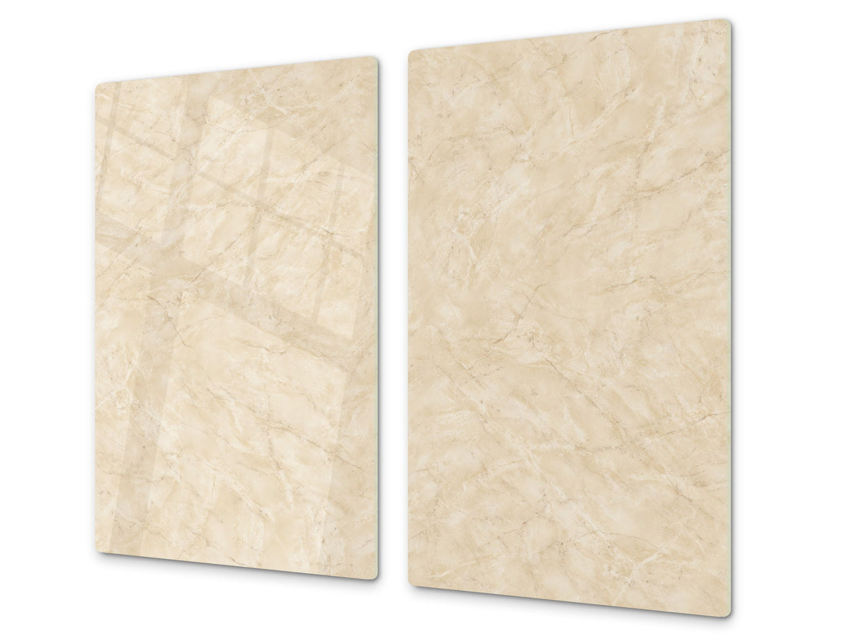 Tempered GLASS Kitchen Board – Impact & Scratch Resistant D10B Textures Series B: Texture 41