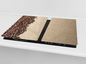 Kochplattenabdeckung Stove Cover und Schneideplatten D05 Coffee Series: Coffee 144