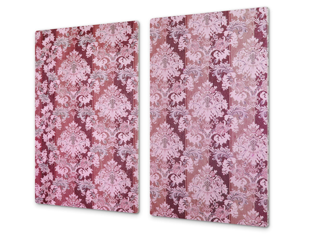 Tagliere da cucina in vetro e Copri-piano cottura a induzione; D10A Serie Textures A: Trama 168