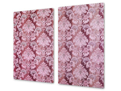 Tagliere da cucina in vetro e Copri-piano cottura a induzione; D10A Serie Textures A: Trama 168