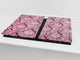 Tablero de cocina de VIDRIO templado – Resistente a golpes y arañazos  - D10A Serie Texturas A: Textura 168