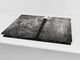 Tagliere da cucina in vetro e Copri-piano cottura a induzione; D10A Serie Textures A: Vecchio muro