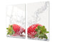 Tabla de cocina de vidrio templado - Tabla de corte de cristal resistente D07 Frutas y verduras: Fresa 30
