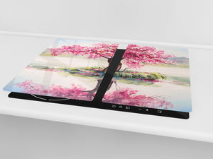 Planche de cuisine en verre trempé D13 Série D'art: Dessin 61