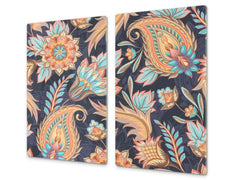 Chopping Board - Induction Cooktop Cover D14 Patterns and Mandalas Series: Drawing 55