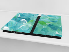 Tempered GLASS Kitchen Board D09 Other: Texture 70