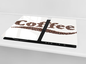 KITCHEN BOARD & Induction Cooktop Cover D05 Coffee Series: Coffee 39