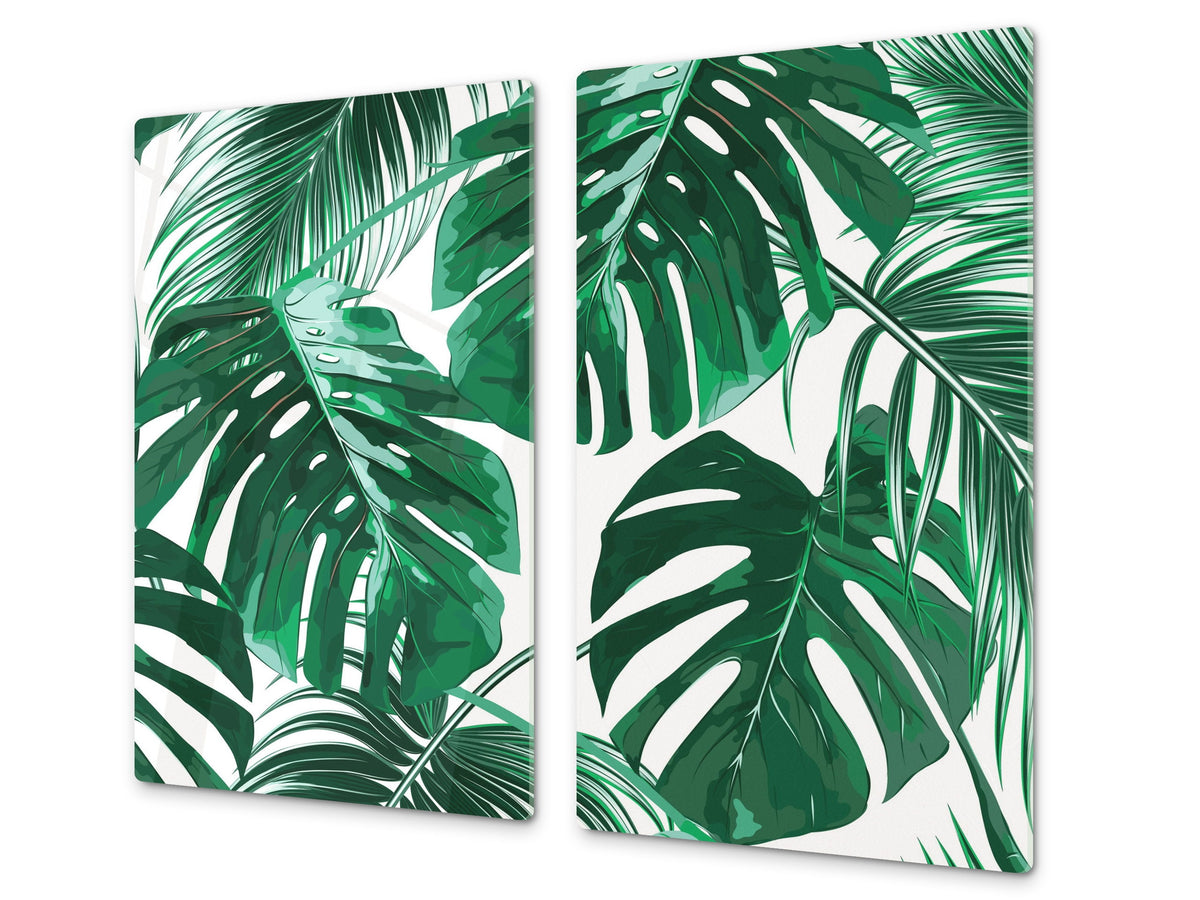 Planche de cuisine en verre trempé; D15 Série Dessins: Dessin 33