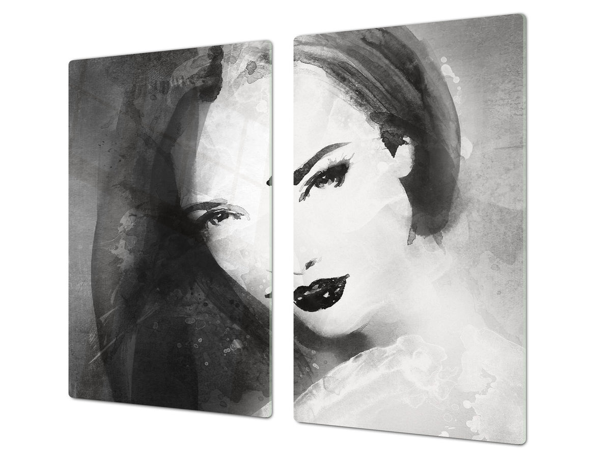 Glass stove top 60D19: Woman 6