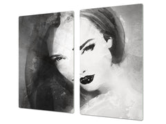 Glass stove top 60D19: Woman 6