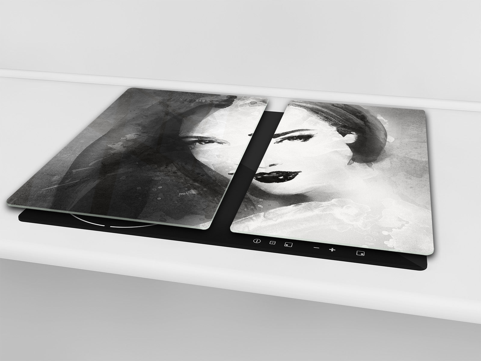 Glass stove top 60D19: Woman 6