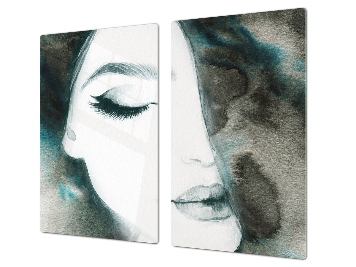 Glass stove top 60D19: Woman 4