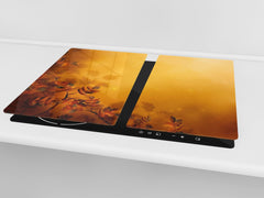 Tempered GLASS Cutting Board D01 Abstract Series: Texture 25