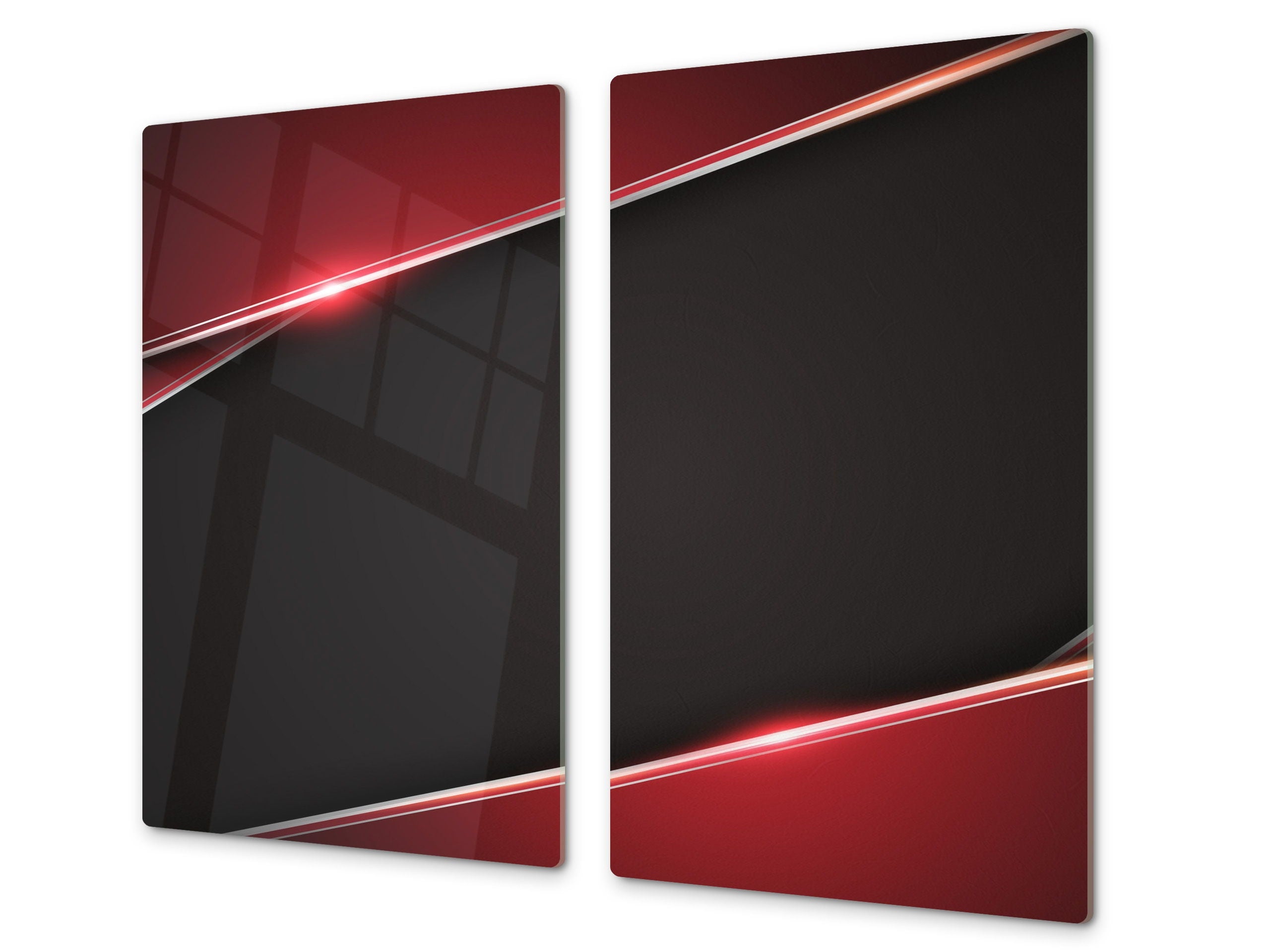 Tempered GLASS Cutting Board D01 Abstract Series: Texture 9