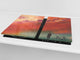 Planche de cuisine en verre trempé D13 Série D'art: Dessin 4