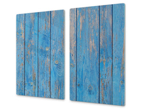 Kochplattenabdeckung Stove Cover und Schneideplatten; D10 Textures Series A:  Wood 24