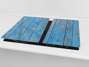 Kochplattenabdeckung Stove Cover und Schneideplatten; D10 Textures Series A:  Wood 24