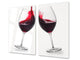 Chopping Board - Induction Cooktop Cover D04 Drinks Series: wine 2
