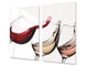 Schneidbrett aus Hartglas und schützende Arbeitsoberfläche D04 Drinks Series: wine 8