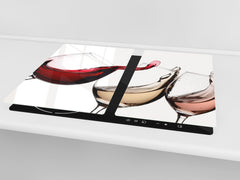 Tabla de cortar - Cubierta para la placa de inducción D04 Serie Bebidas: Vino 8