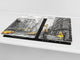 Planche de cuisine en verre trempé D13 Série D'art: Dessin 42