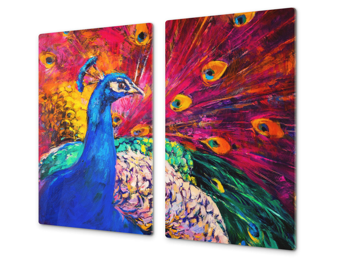 Planche de cuisine en verre trempé D13 Série D'art: Dessin 71