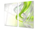Tempered GLASS Cutting Board D01 Abstract Series: Ballerinas Ribbons