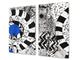 Mehrfunktional Hartglas Gehärtetes - Abdeckplatte für Induktionskochfeld - Schneideplatten;  Drawings Series: Drawing 47