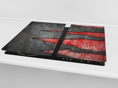 Tempered GLASS Kitchen Board D09 Other: Wound