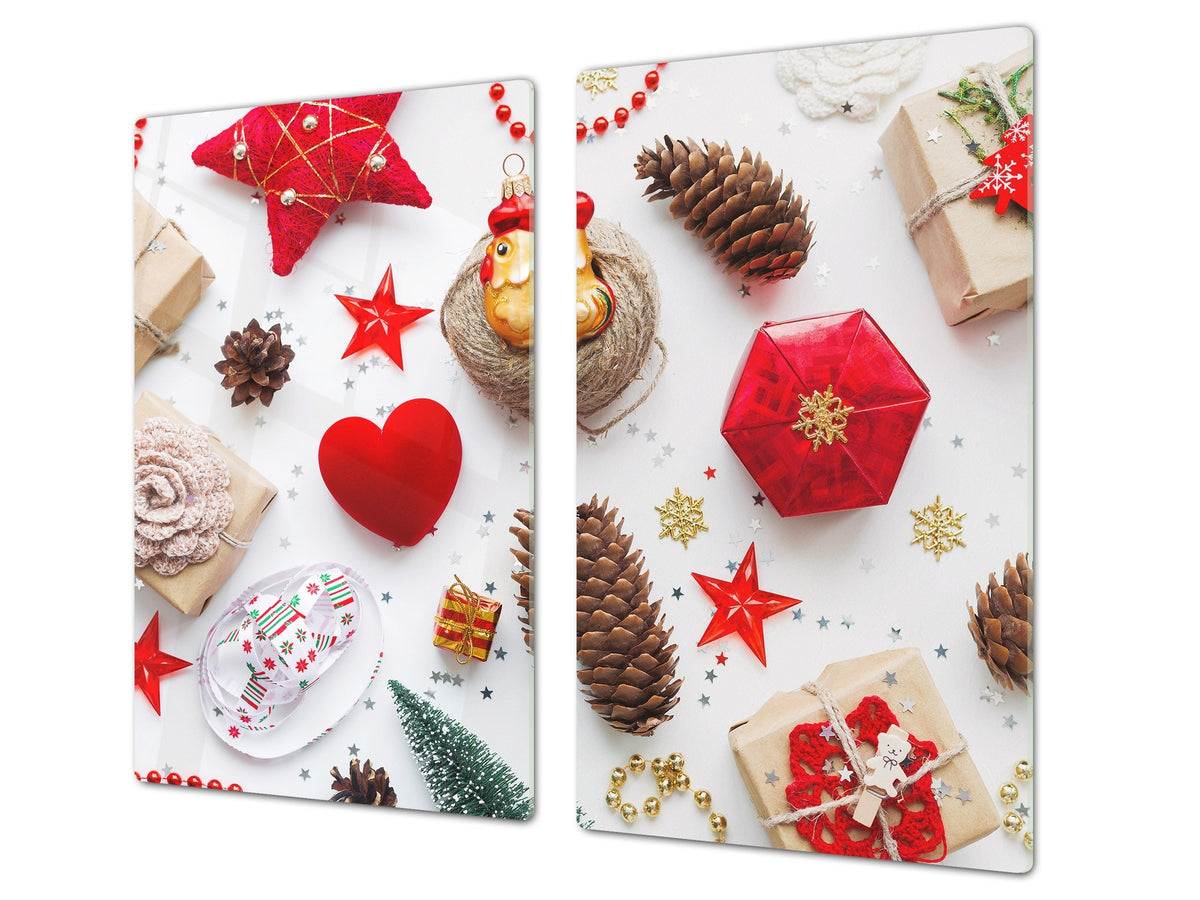 CUTTING BOARD and Cooktop Cover ;D20 Christmas Series: Christmas decorations