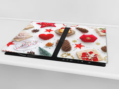 CUTTING BOARD and Cooktop Cover ;D20 Christmas Series: Christmas decorations