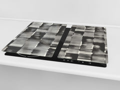 Tempered GLASS Kitchen Board D09 Other: Gray 8