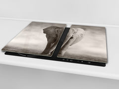 Tempered GLASS Cutting Board 60D01: Elephant 1