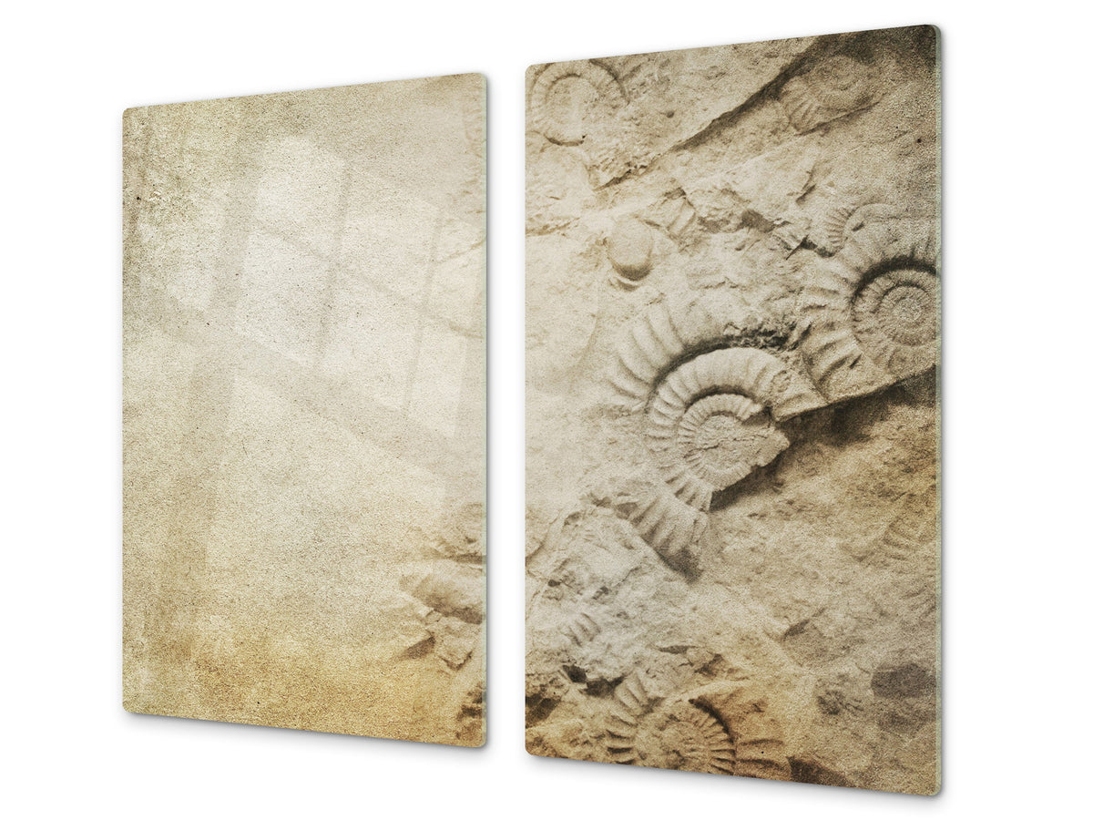 Tempered GLASS Kitchen Board – Impact & Scratch Resistant D10A Textures Series A: Sand