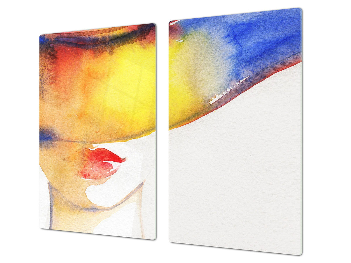 Glass stove top 60D19: Woman 2