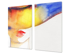 Glass stove top 60D19: Woman 2