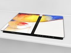 Glass stove top 60D19: Woman 2