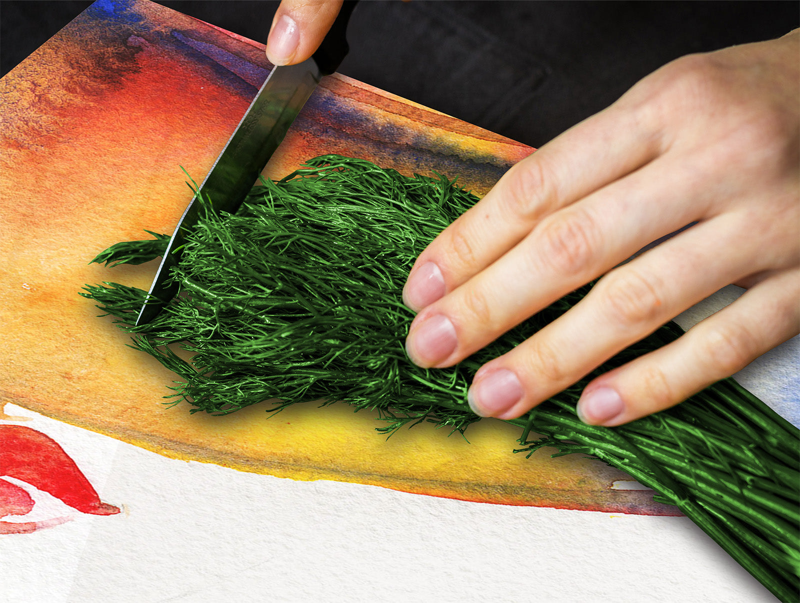 Glass stove top 60D19: Woman 2