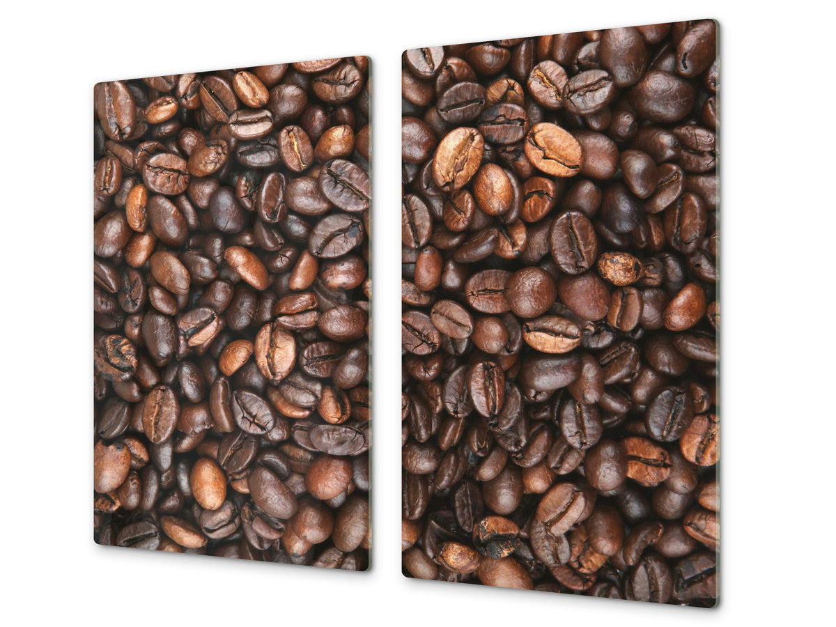 KITCHEN BOARD & Induction Cooktop Cover D05 Coffee Series: Cafe 121