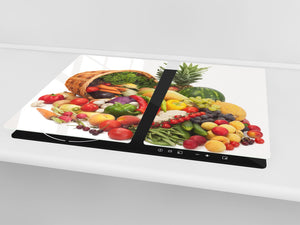 KITCHEN BOARD & Induction Cooktop Cover  D07 Fruits and vegetables: Vegetable
