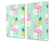 Tempered GLASS Cutting Board – Worktop saver  D15 Drawings Series: Pelican