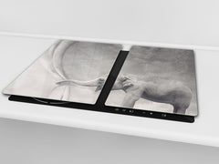 Tabla de cortar de VIDRIO templado 60D01: Elefante feliz